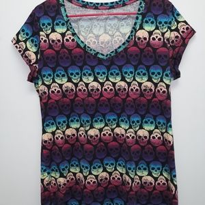 Skull shirt colorful